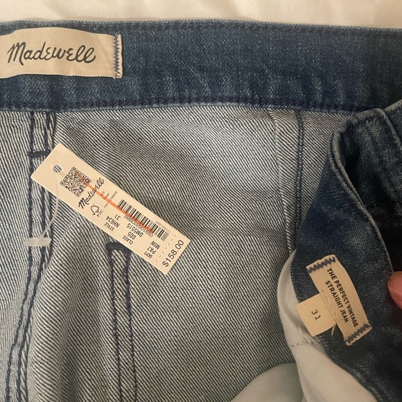 NWT Madewell The Perfect Vintage Jean Seam Edition Size 31 - Picture 7 of 8